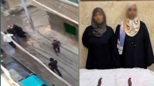 بسبب لعب العيال.. القبض على سيدتين تعديا على نجار بأسلحة بيضاء