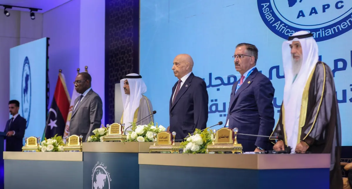 بنغازي تحتضن المجلس البرلماني الاسيوى الافريقي وعقيلة صالح يؤكد على الاستقرار