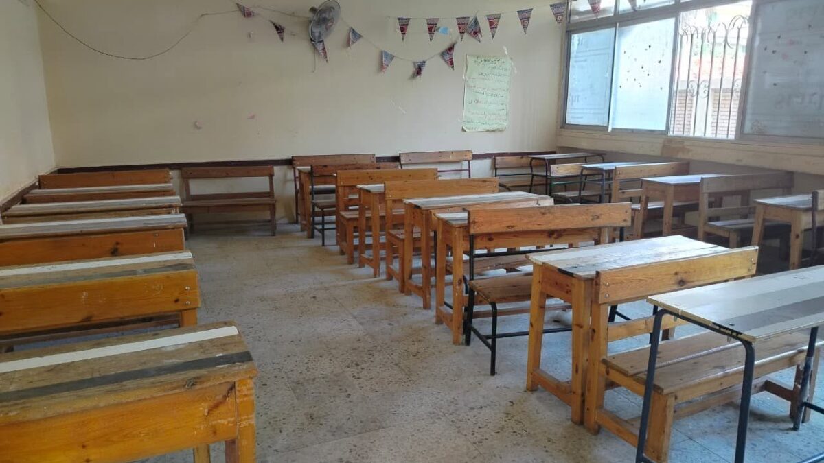 تجهيز المدارس لاستقبال امتحانات الثانوية العامة