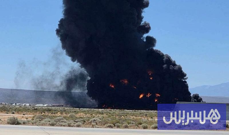 تحطم قاذفة في ولاية كاليفورنيا