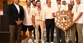 جولف مدينتى يسجل انجازا تاريخيا ونجوم السخنة يحتفلون مع الكأس