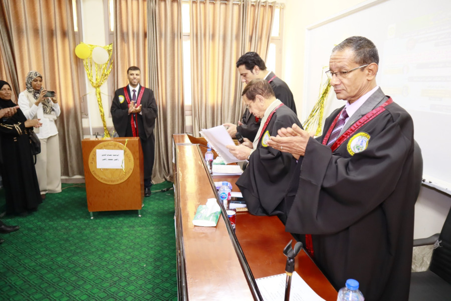 حسام راضي يحصل على درجة الماجستير بامتياز