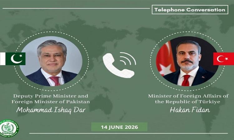 خلال اتصال هاتفي.. وزيرا خارجية باكستان وتركيا يبحثان تطورات الوضع الإقليمي