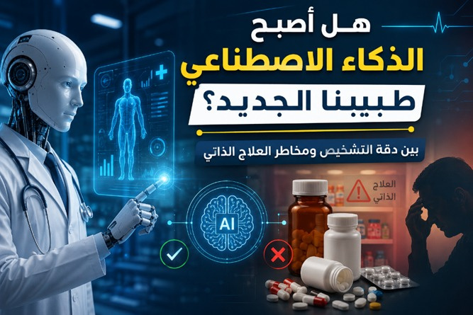 رتعان تكتب: هل أصبح الذكاء الاصطناعي طبيبنا الجديد؟ بين دقة التشخيص ومخاطر العلاج الذاتي