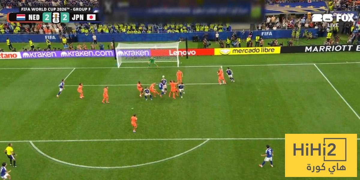 رجل مباراة هولندا واليابان في كأس العالم 2026