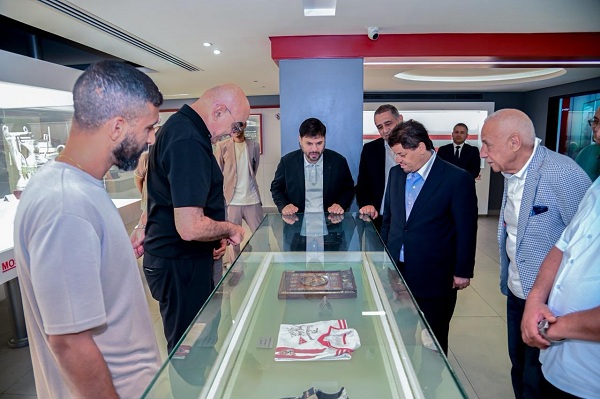 زيارة رسمية لوفد الوفاق الليبي إلى نادي الزمالك