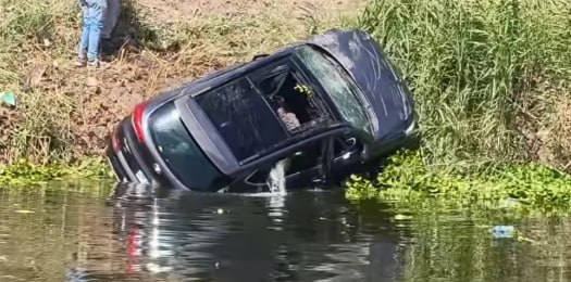 سبعة قتلى بسقوط سيارة في قناة المريوطية المائية بالجيزة ‏