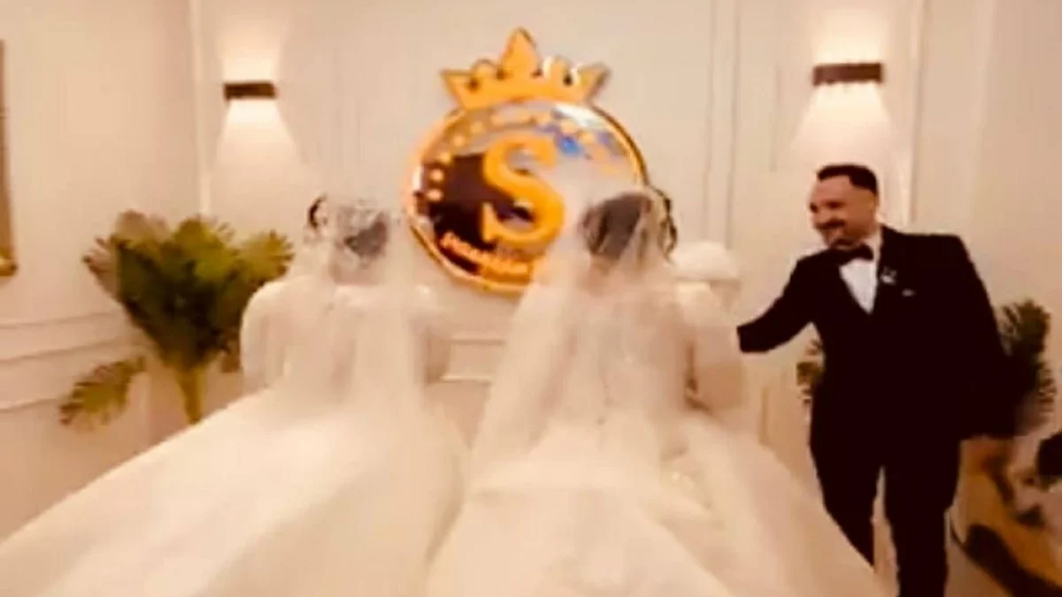 شاب مصري يفشل في تمييز عروسه عن توأمها يوم الزفاف (فيديو)
