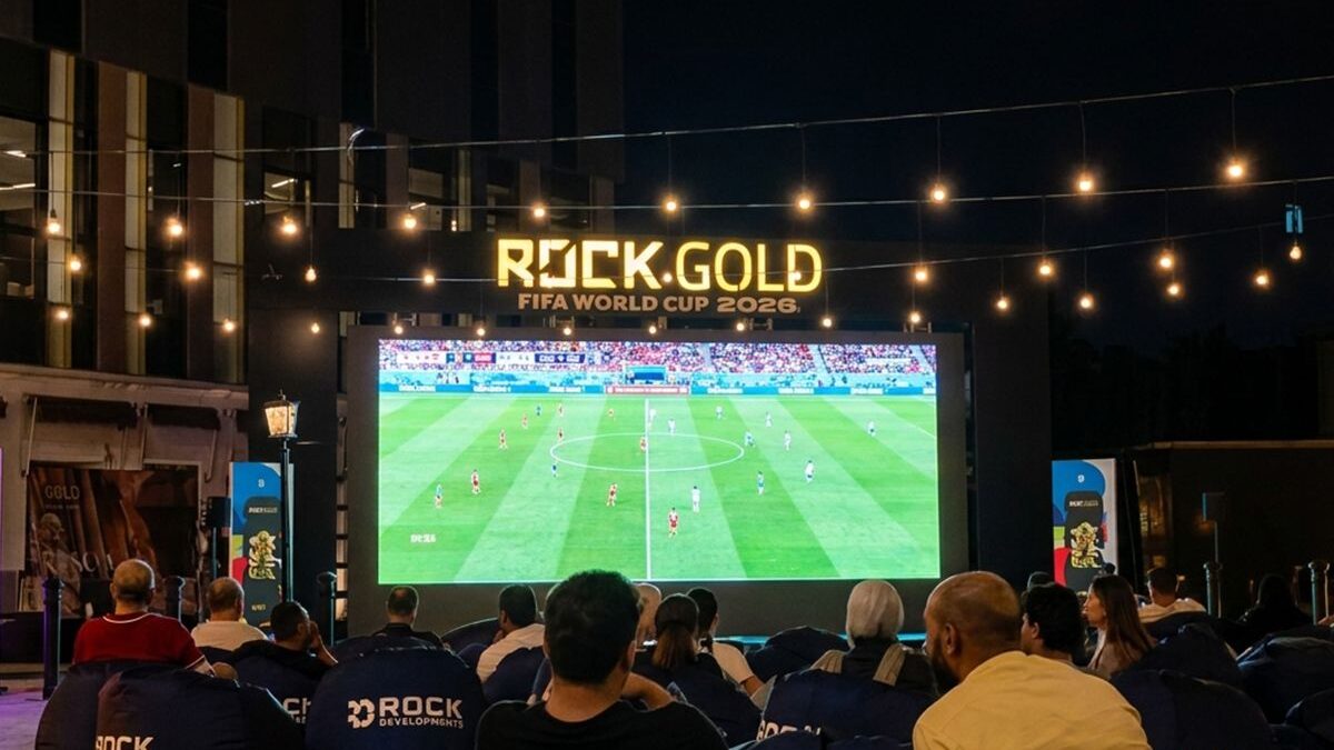 شركة Rock Developments تستضيف فعاليات مشاهدة مباريات كأس العالم في «روك جولد»