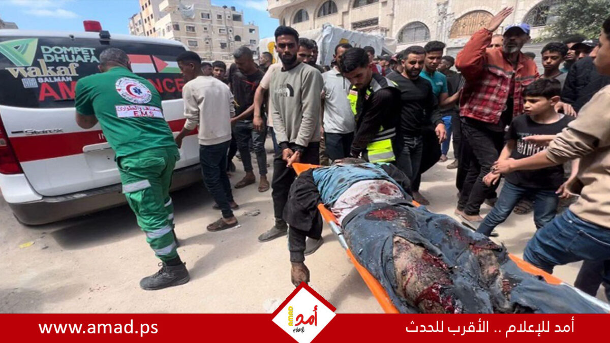 شهيد وجرحى في قصف جيش الاحتلال محيط مدرسة بمخيم النصيرات