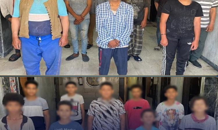 ضبط 10 أشخاص لقيامهم باستغلال 9 أحداث في أعمال التسول واستجداء المارة بالقاهرة