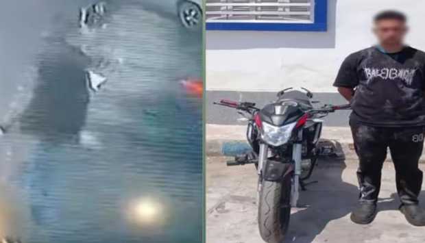 ضبط قائد دراجة نارية صدم سيدة وفر هاربًا في بورسعيد