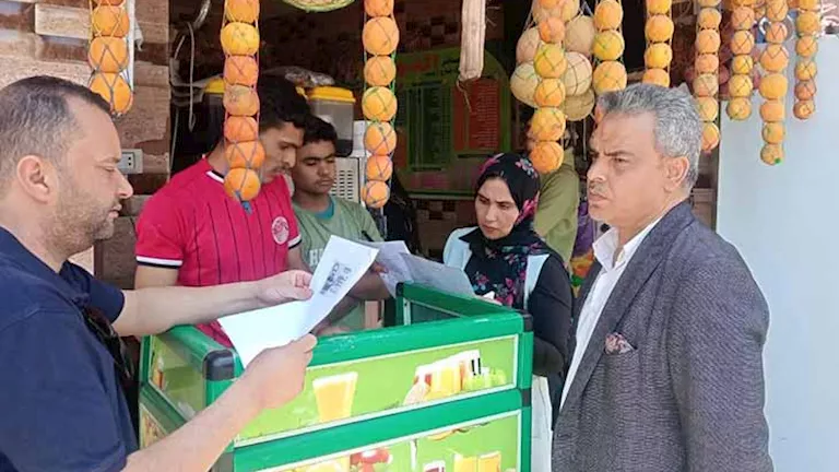 ضبط مادة سامة تستخدم في تبييض عصير القصب بالدقهلية