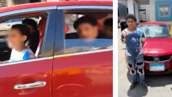 عرض حياة المواطنين للخطر.. القبض على طفل قاد سيارة والده بالإسكندرية