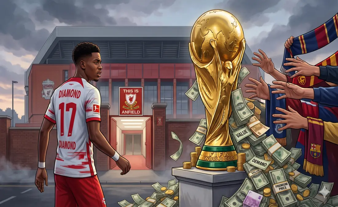 كأس العالم يهدد طموحات ليفربول.. كيف يرفع تألق “دياموندي” تكلفة الصفقة على الريدز؟