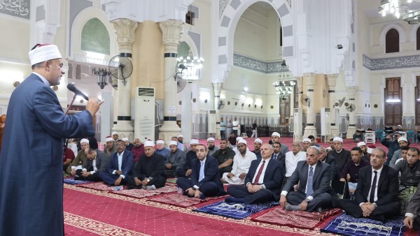 محافظ الإسماعيلية يشهد الاحتفال بالعام الهجري الجديد 1448 هجرية بمسجد  أبو بكر الصديق