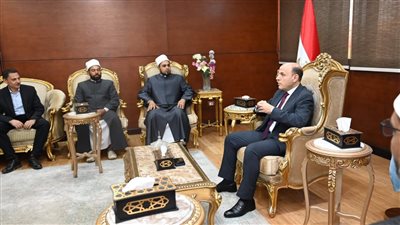 محافظ الغربية يستقبل القافلة الدعوية لمجمع البحوث الإسلامية