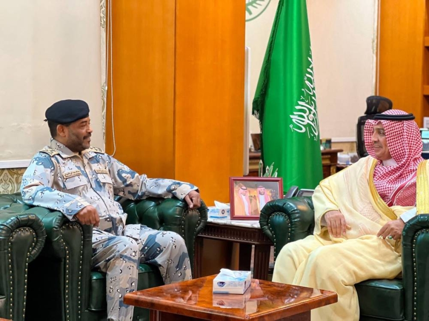 محافظ ينبع يستقبل قائد حرس الحدود بالمحافظة