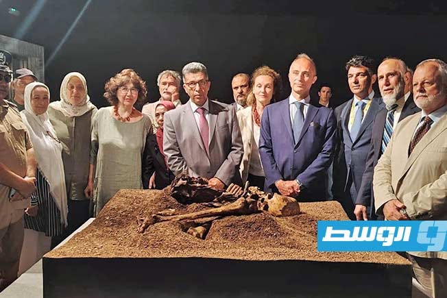 مصلحة الآثار تتسلم مومياء مرتبطة بالصحراء الليبية عمرها 7000 عام