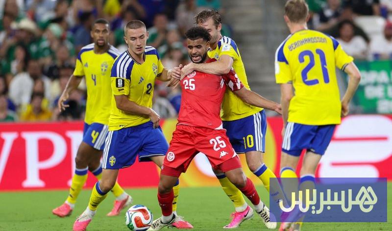 منتخب السويد يكتسح تونس بخماسية