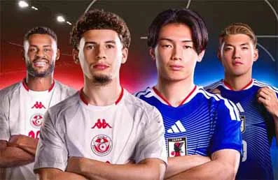 مونديال 2026.. تونس واليابان الموعد والقنوات الناقلة