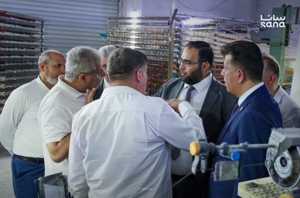 وزارة الاقتصاد والصناعة تتابع إعادة تأهيل البنية التحتية للمناطق الصناعية في حلب