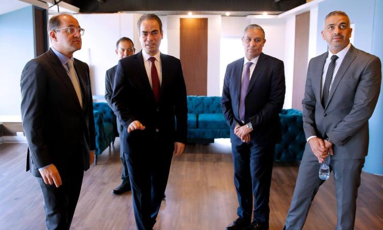 وزير المالية يزور استديو نجيب محفوظ والقناة الأولي ومسرح ماسبيرو