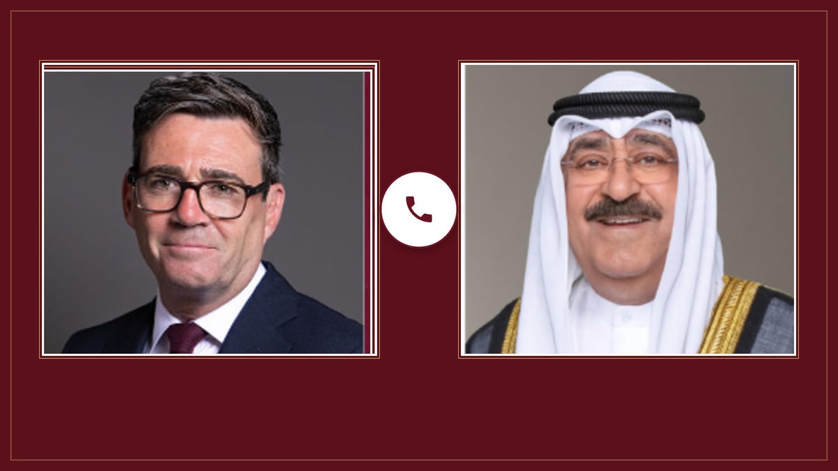 أمير الكويت يتحدث مع رئيس الوزراء البريطاني حول تعزيز التعاون والقضايا الإقليمية