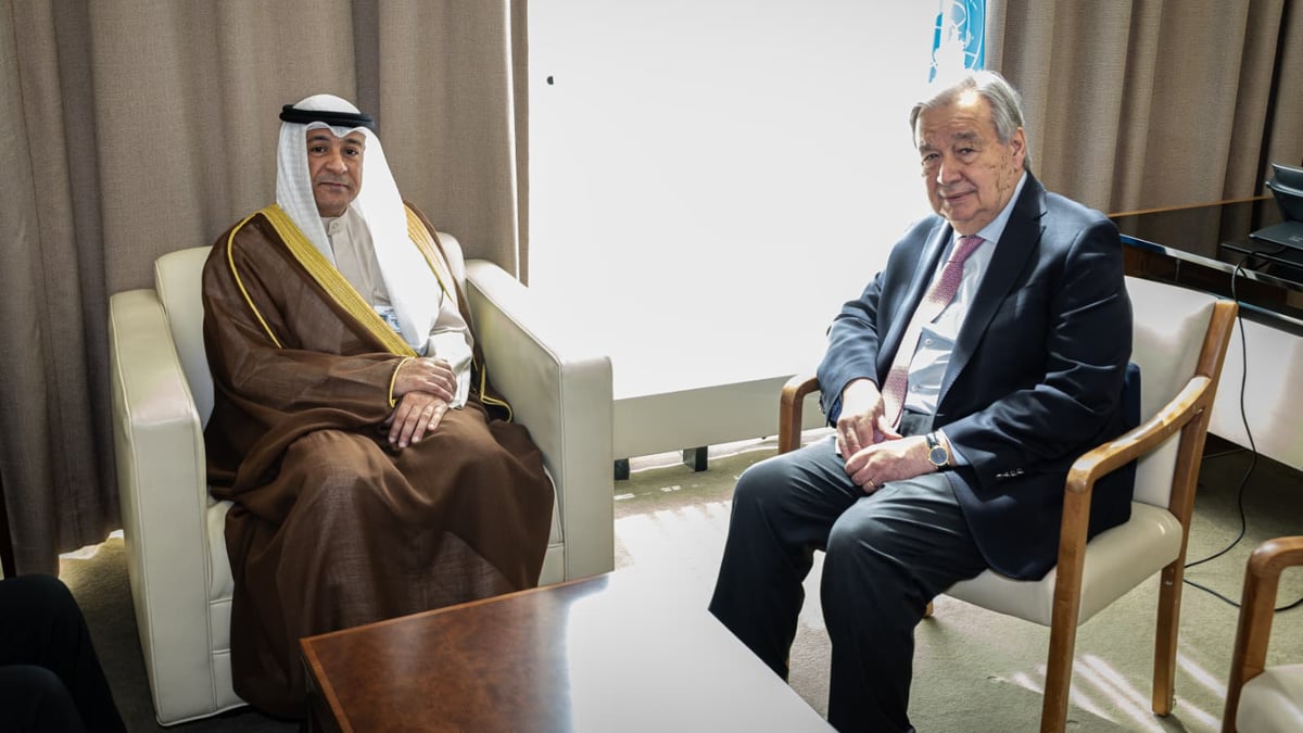 البديوي يناقش المستجدات الإقليمية مع الأمين العام للأمم المتحدة