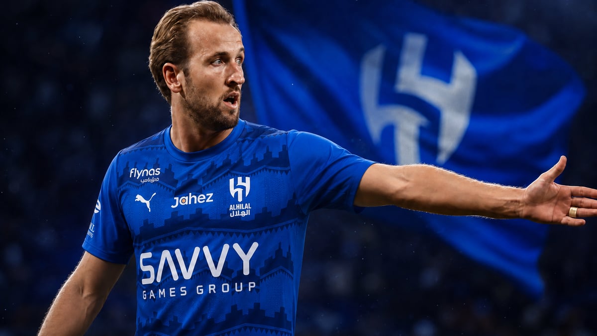 الهلال يهدف لضم هاري كين بشرط جزائي 65 مليون يورو
