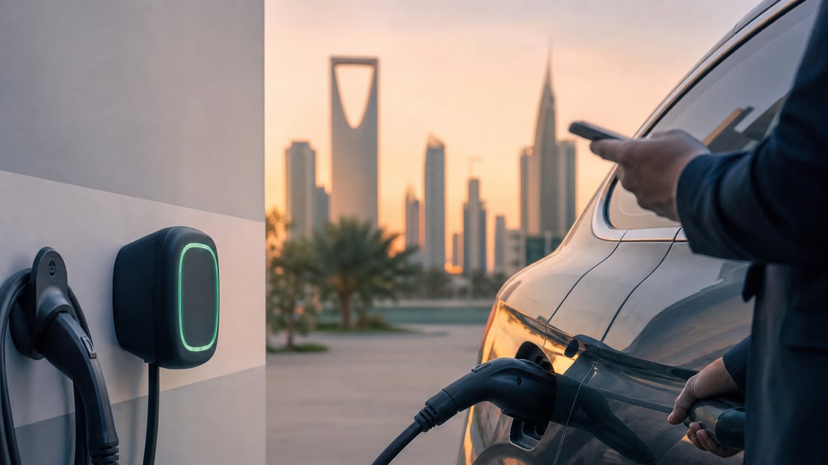 تركيب 10 آلاف شاحن للمركبات الكهربائية في السعودية منذ 2022