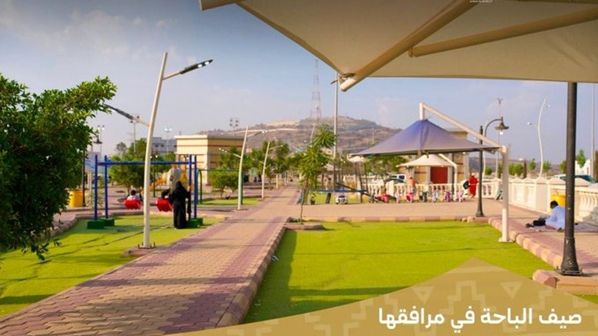 حديقة الأمير فيصل بن محمد ببني كبير تستقطب زوار الباحة بمرافقها المتنوعة