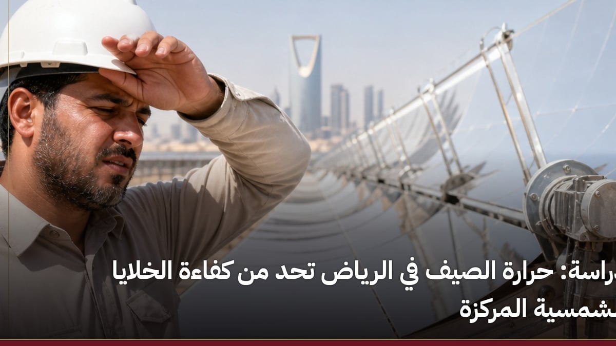 دراسة تكشف تأثير حرارة الصيف في الرياض على كفاءة الخلايا الشمسية
