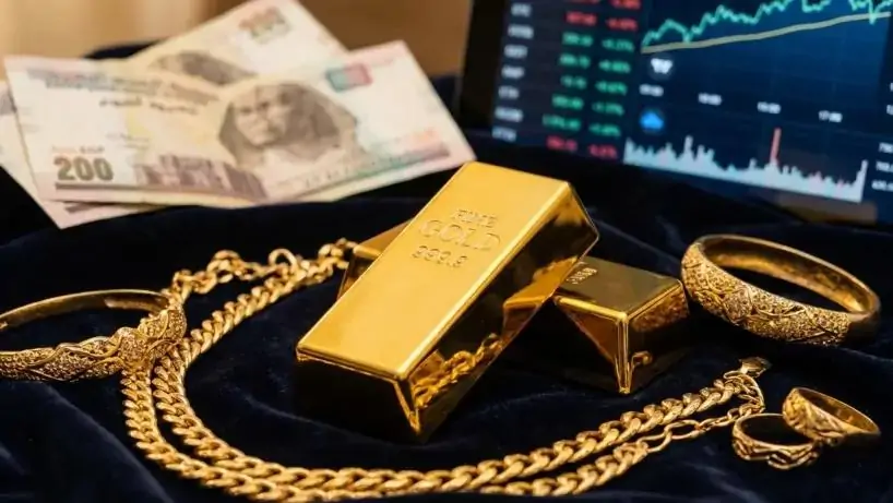سعر الذهب في التعاملات المسائية في مصر اليوم الإثنين 13 يوليو 2026