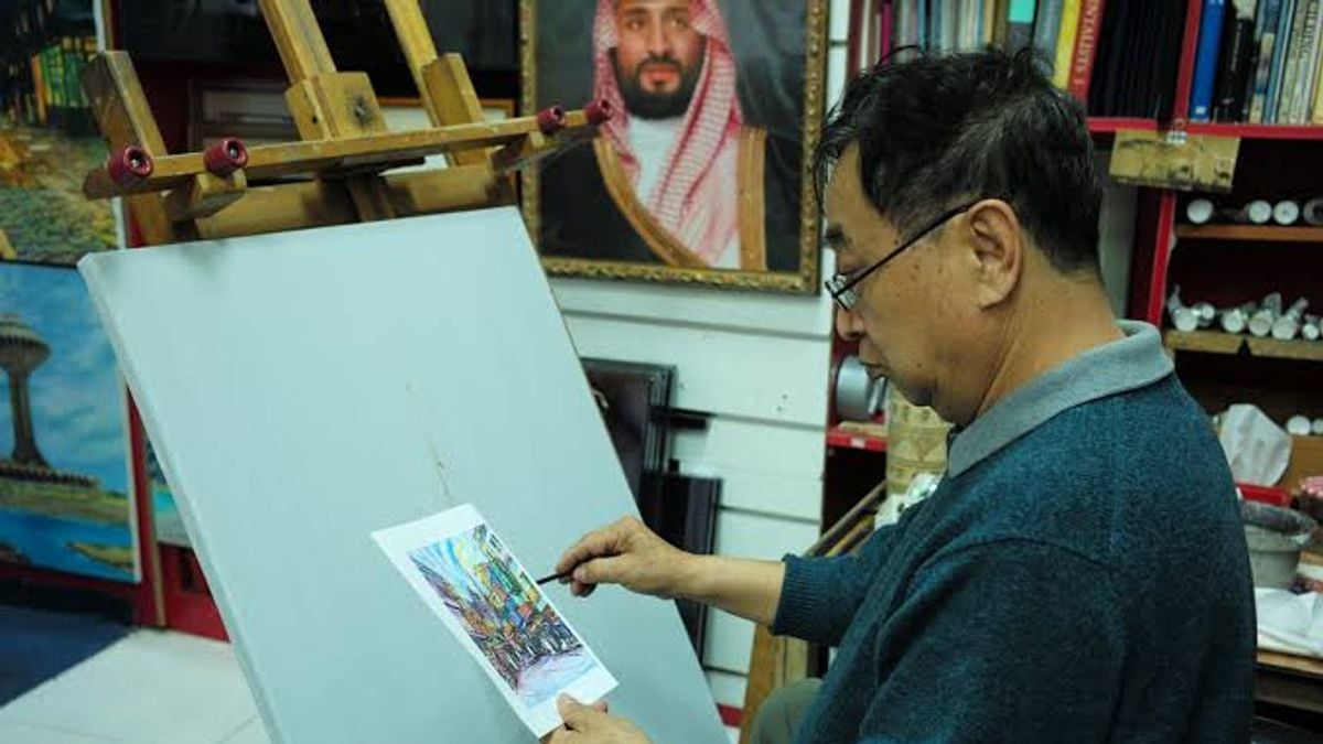 فنان كوري يصور جمال الطبيعة والثقافة في السعودية