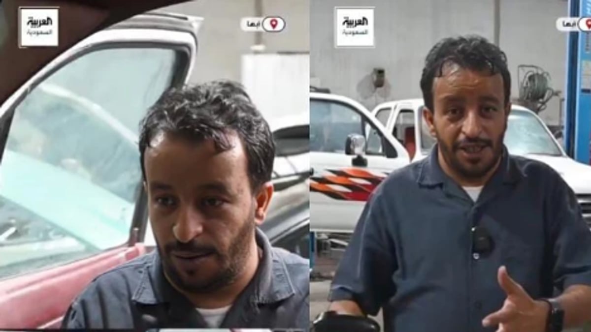 مواطن في أبها يستخدم الذكاء الاصطناعي لقيادة السيارة بدون لمس المقود