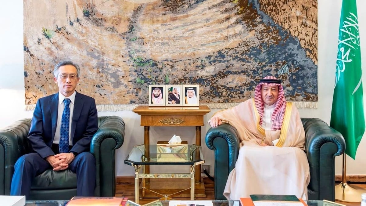 نائب وزير الخارجية يناقش تعزيز العلاقات مع سفير اليابان بالرياض