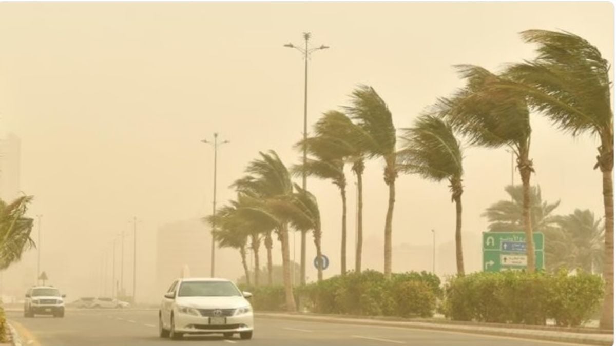 8 ساعات من العواصف الغبارية تضرب المملكة يوم الجمعة