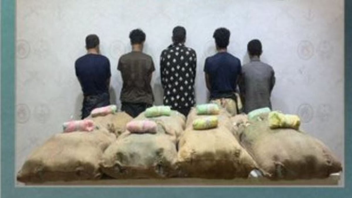 القبض على 5 يمنيين لتهريب 160 كيلوجرامًا من القات في جازان