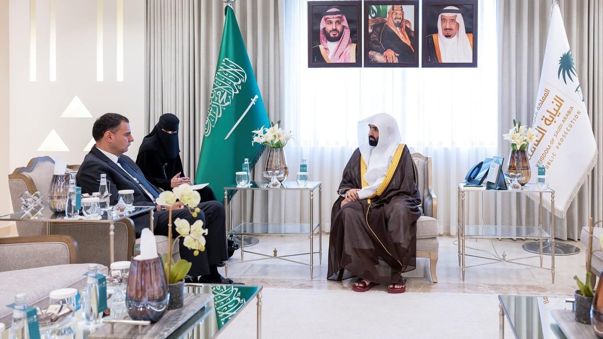 النائب العام يناقش مع سفير جورجيا تعزيز التعاون النيابي في الرياض