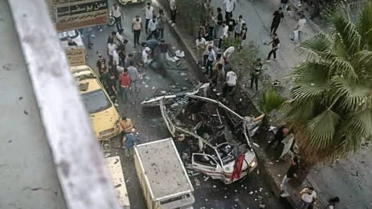 تفاصيل جديدة حول انفجار حافلة نقل عام في جرمانا بريف دمشق
