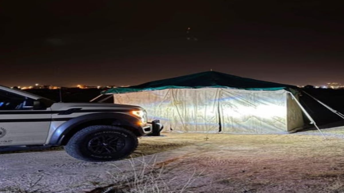 ضبط مواطن بسبب التخييم غير المرخص في عسير