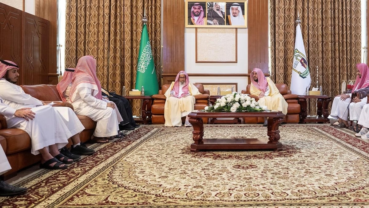 مفتي عام المملكة يلتقي رئيس جمعية الطائف لذوي الاحتياجات الخاصة