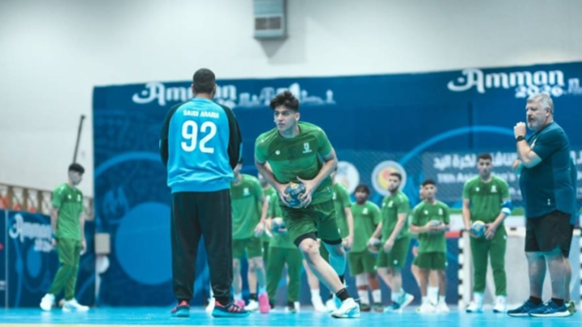 ناشئو أخضر اليد يواجهون قطر في افتتاح البطولة الآسيوية الـ11