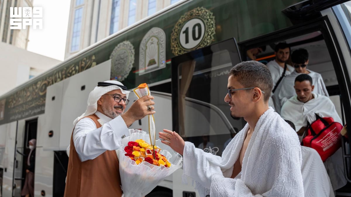 وصول المشاركين في مسابقة الملك عبدالعزيز الدولية للقرآن الكريم بمكة