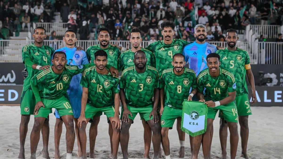 أخضر الشاطئية يدخل قائمة أفضل 20 منتخبًا عالميًا لأول مرة