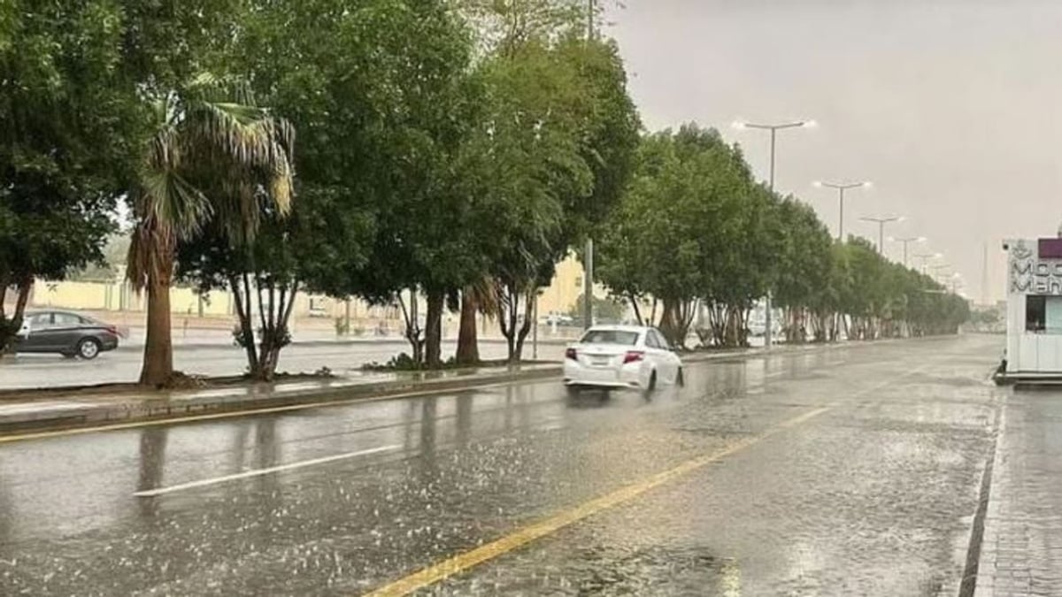أمطار رعدية وزخات برد ورياح نشطة في عدة مناطق بالمملكة الثلاثاء
