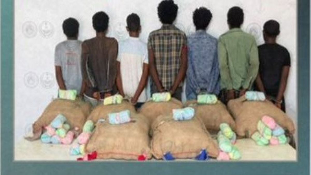 القبض على 7 إثيوبيين لتهريب 140 كيلوجرامًا من القات في عسير