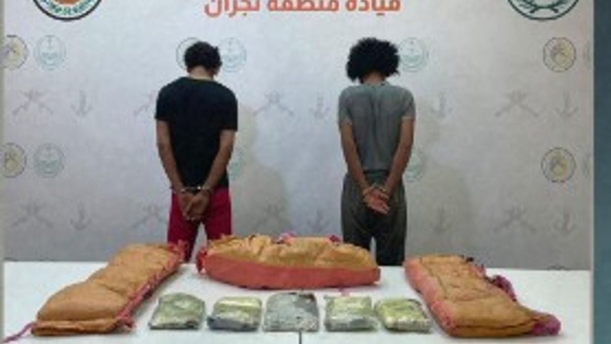 حرس الحدود بنجران يضبط يمنيين بحوزتهما 30 كيلو جرام من الحشيش