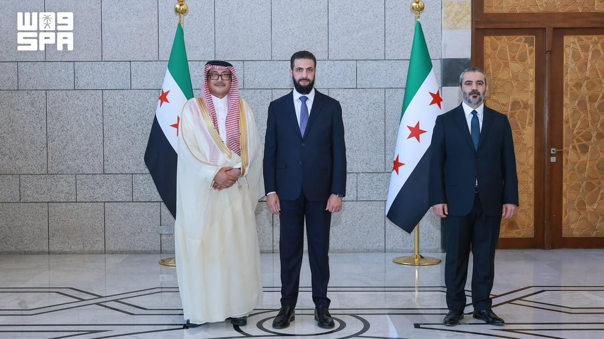سفير السعودية يقدم أوراق اعتماده للرئيس السوري
